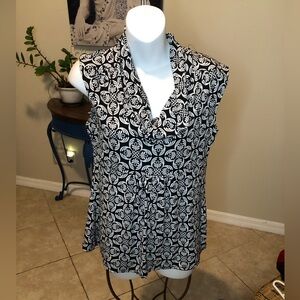 White House Black Market Cowl Neck Top - S